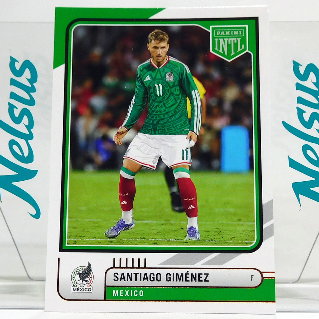Tarjeta Santiago Giménez Selección México #8 Panini INTL
