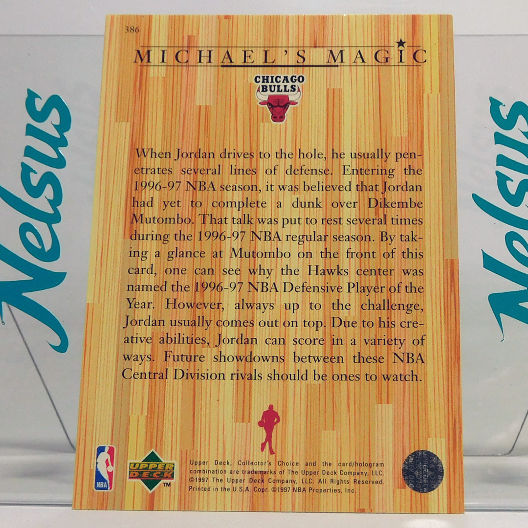 Tarjeta Michael Jordan Set: 1997-98 Upper Deck Collector's Choice