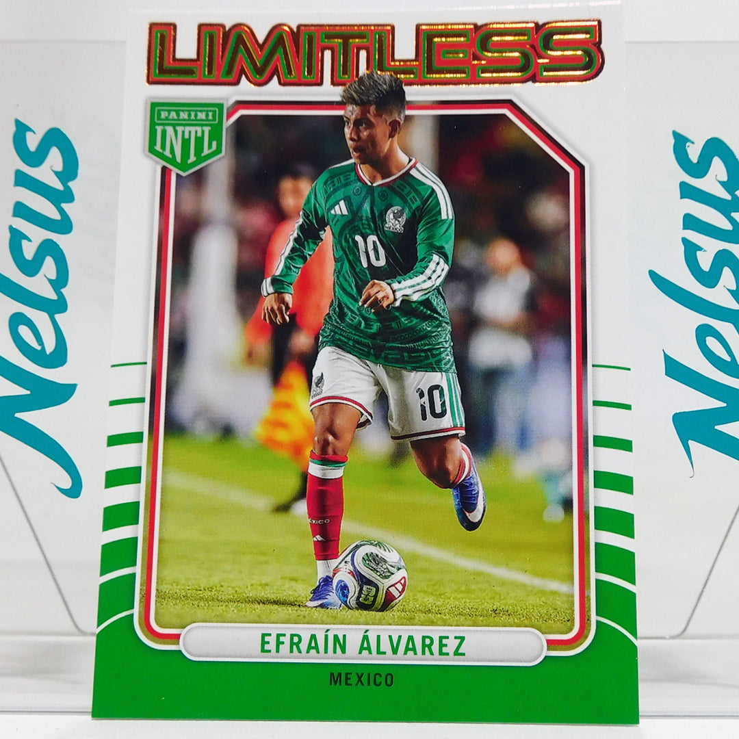 Tarjeta Efrain Alvarez Selección Mexico Insert Limitless