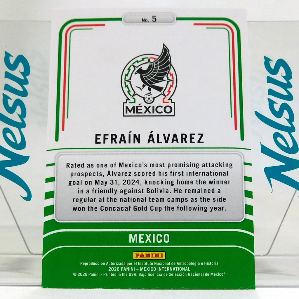 Tarjeta Efrain Alvarez Selección Mexico Insert Limitless