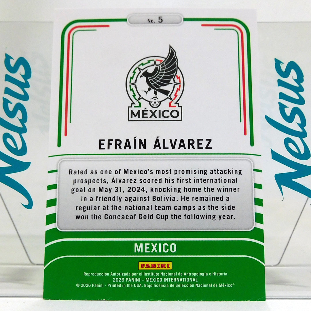 Tarjeta Efrain Alvarez Selección Mexico Insert Limitless