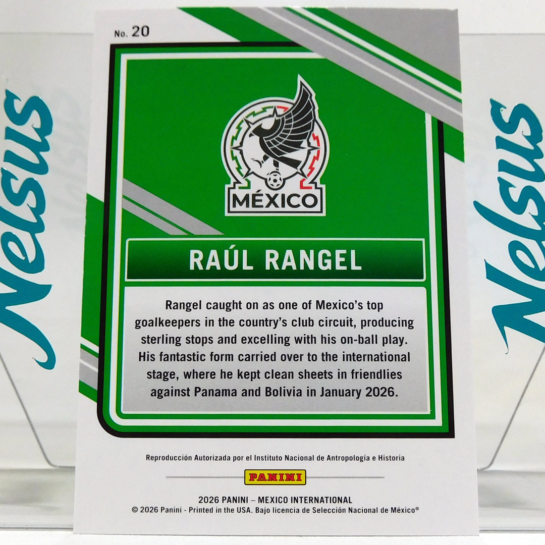 Tarjeta Raul Tala Rangel Seleccion Mexico Rookie Card