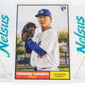 Tarjeta Yoshinobu Yamamoto • Los Angeles Dodgers • Rookie Card
