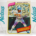 Tarjeta Reggie Smith • Los Angeles Dodgers • Autografiada On Card