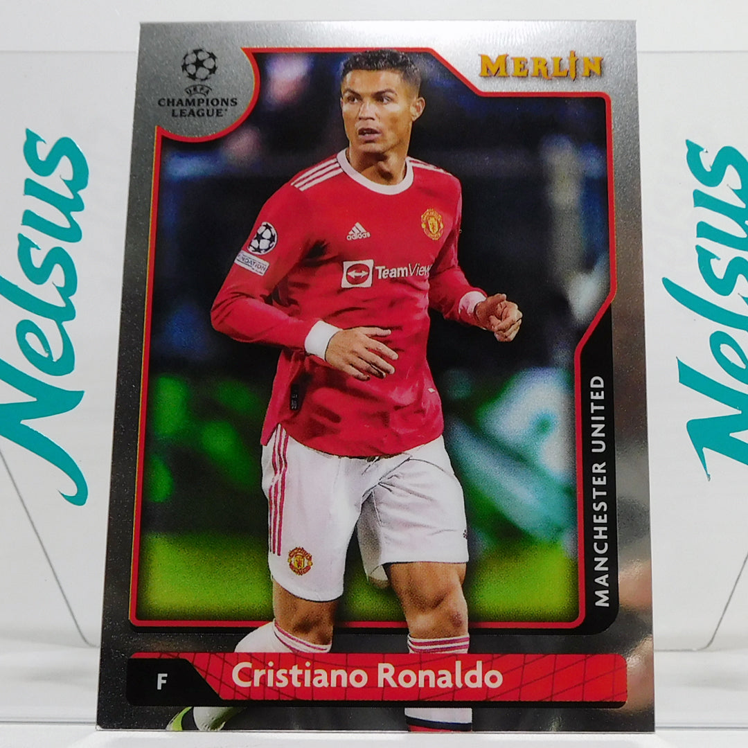 Tarjeta Cristiano Ronaldo Tops Merlin Manchester United Champions Legaue