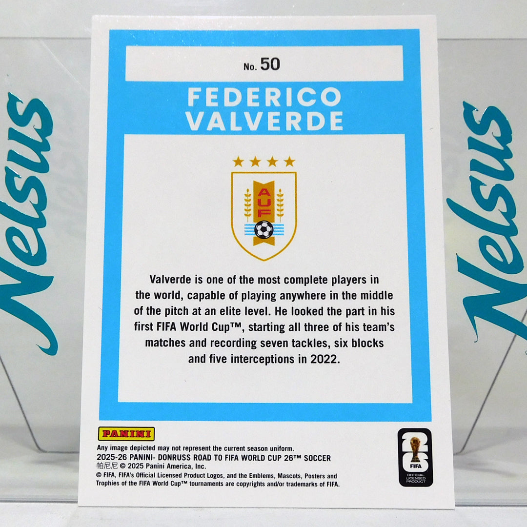 Tarjeta Federico Valverde • Uruguay • World Cup 2026