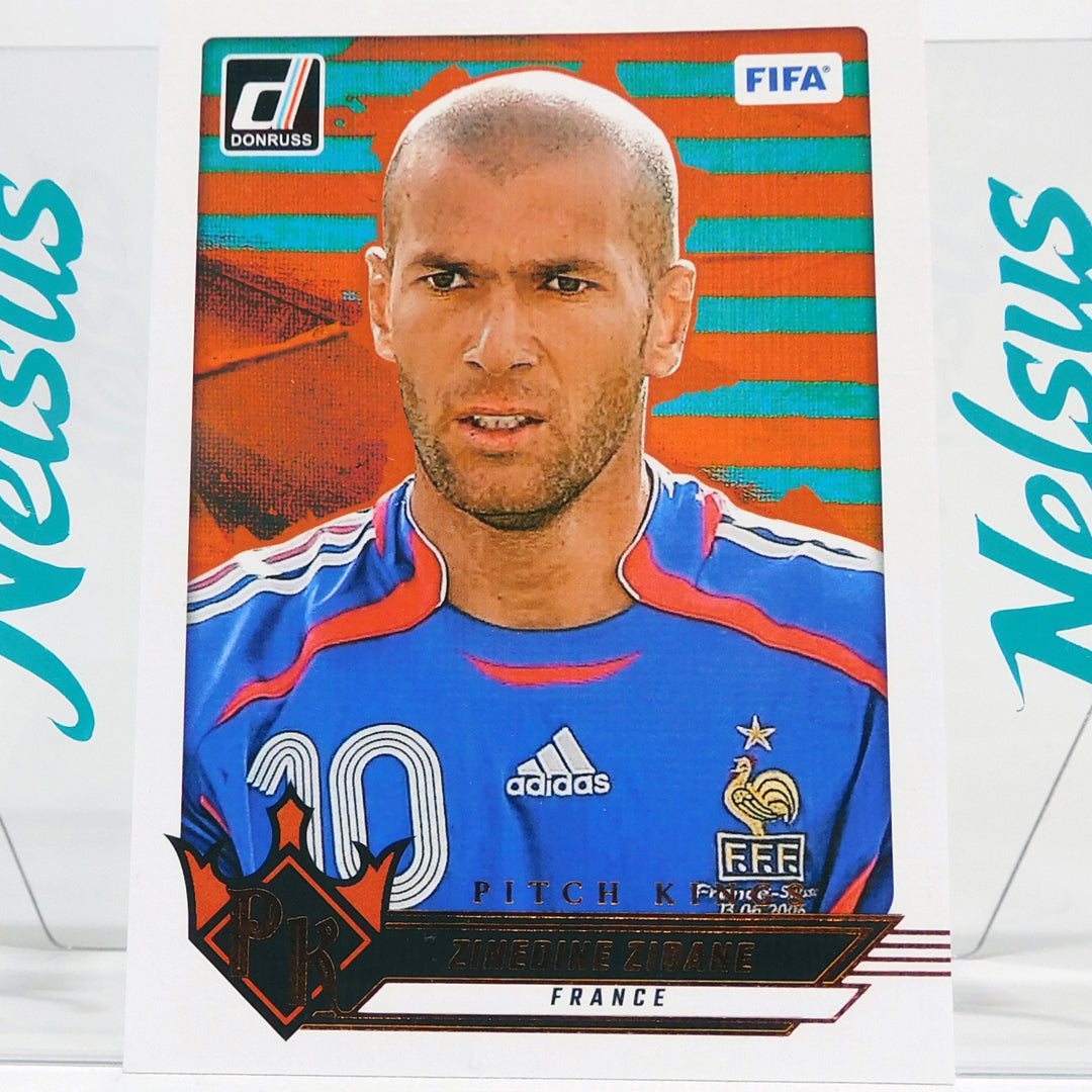 Tarjeta Zinedine Zidane • Insert Pitch Kings • Francia