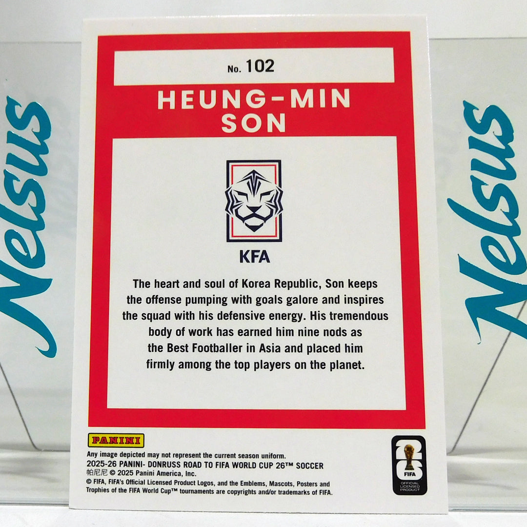 Tarjeta Heung-Min Son • Corea del Sur • Parallel/Optic