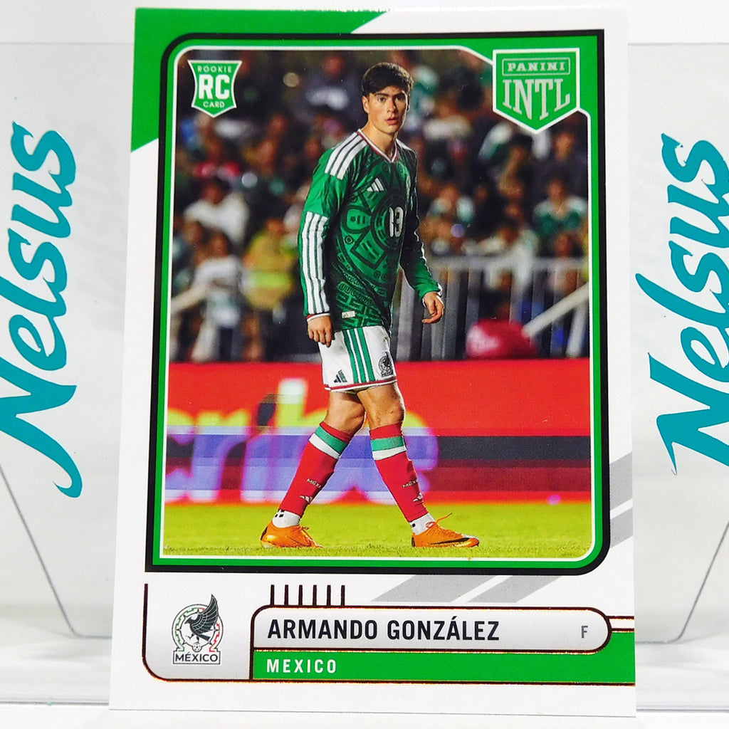 Tarjeta Rookie Card Armando Hormiga Gonzalez Panini Mexico INTL