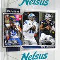 Tarjeta Matthew Stafford / Jared Goff / Dak Prescott • 2025 NFC Touchdown Leaders