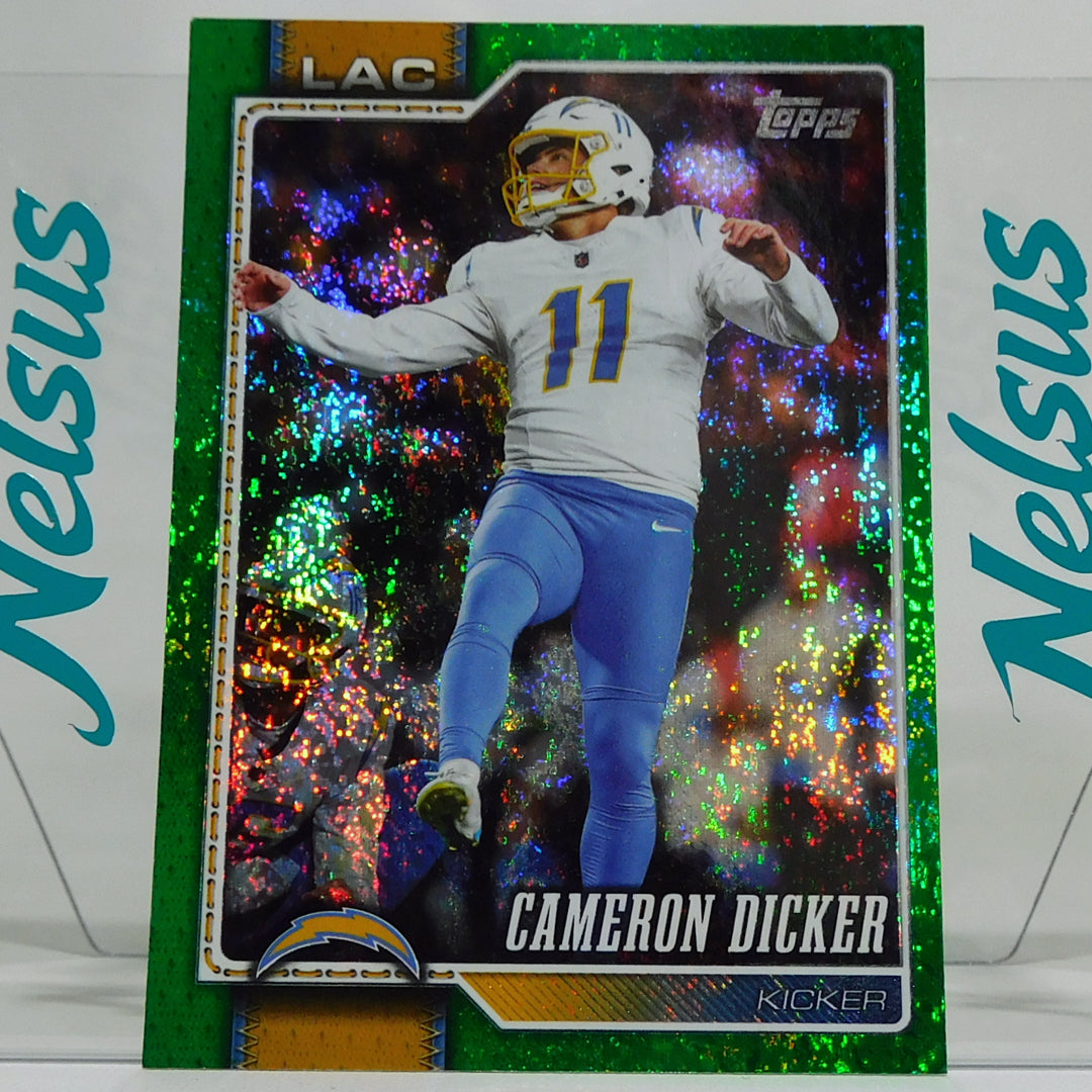 Tarjeta Cameron Dicker • Numerada 7/99 • Green Paralel