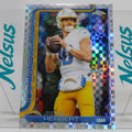 Tarjeta Justin Herbert • X-Fractractor • Chargers