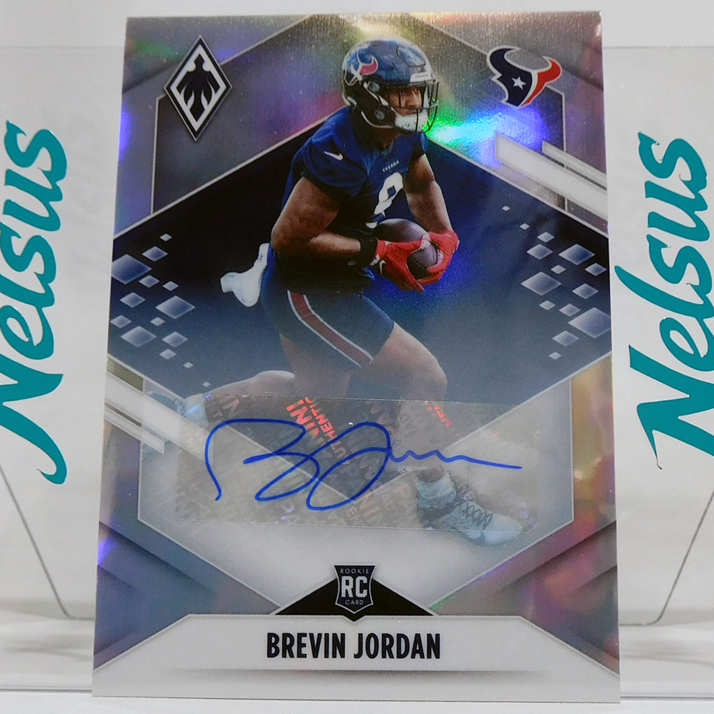 Tarjeta Brevin Jordan • Rookie Autograph • Silver Holofoil
