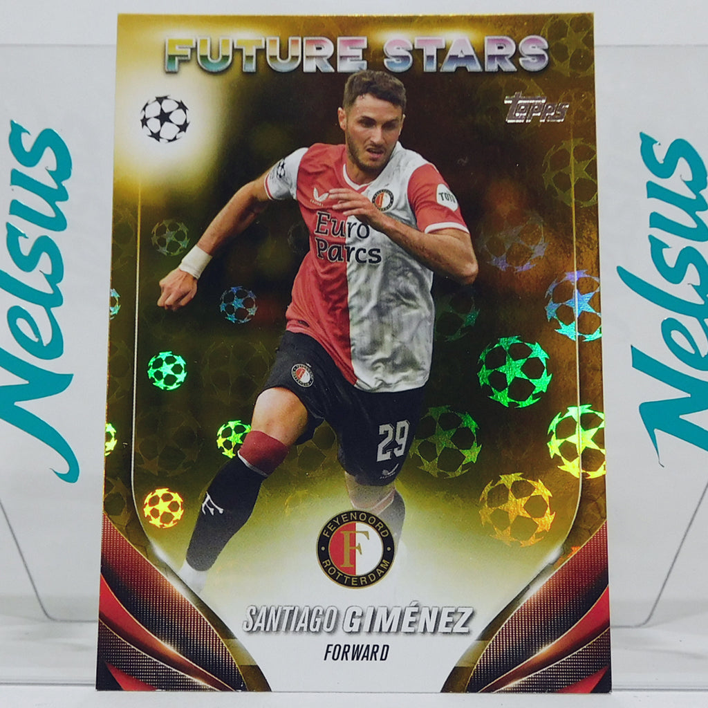 Tarjeta Santiago Gimenez • Insert Future Stars • Feyenoord