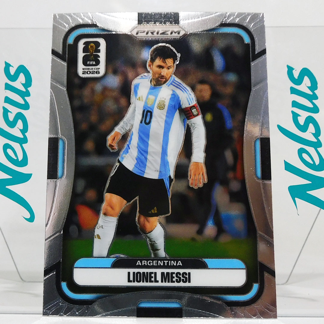 Tarjeta Lionel Messi • Silver Prizm • Argentina
