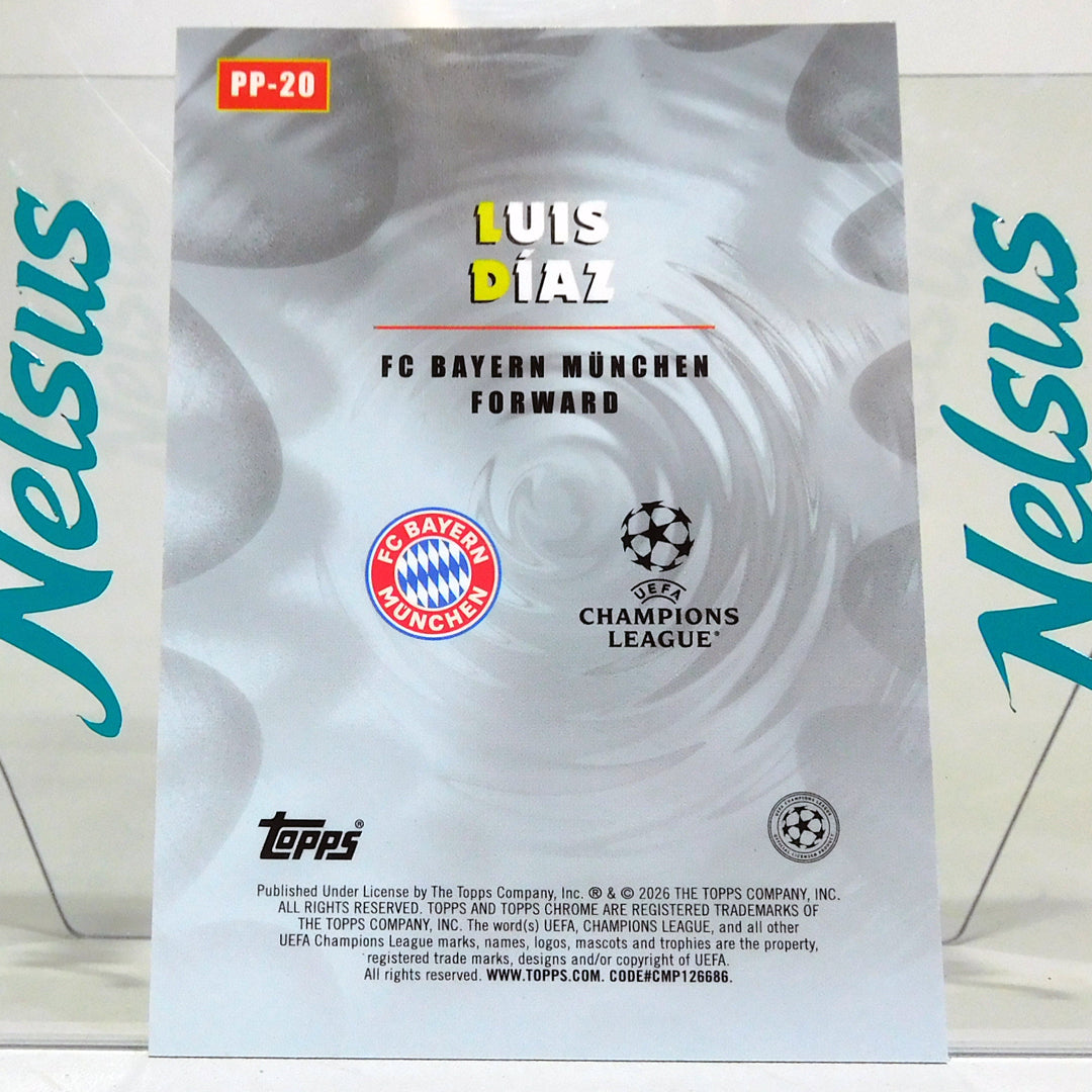 Tarjeta Luis Diaz • Insert Power Players •  FC Bayern München